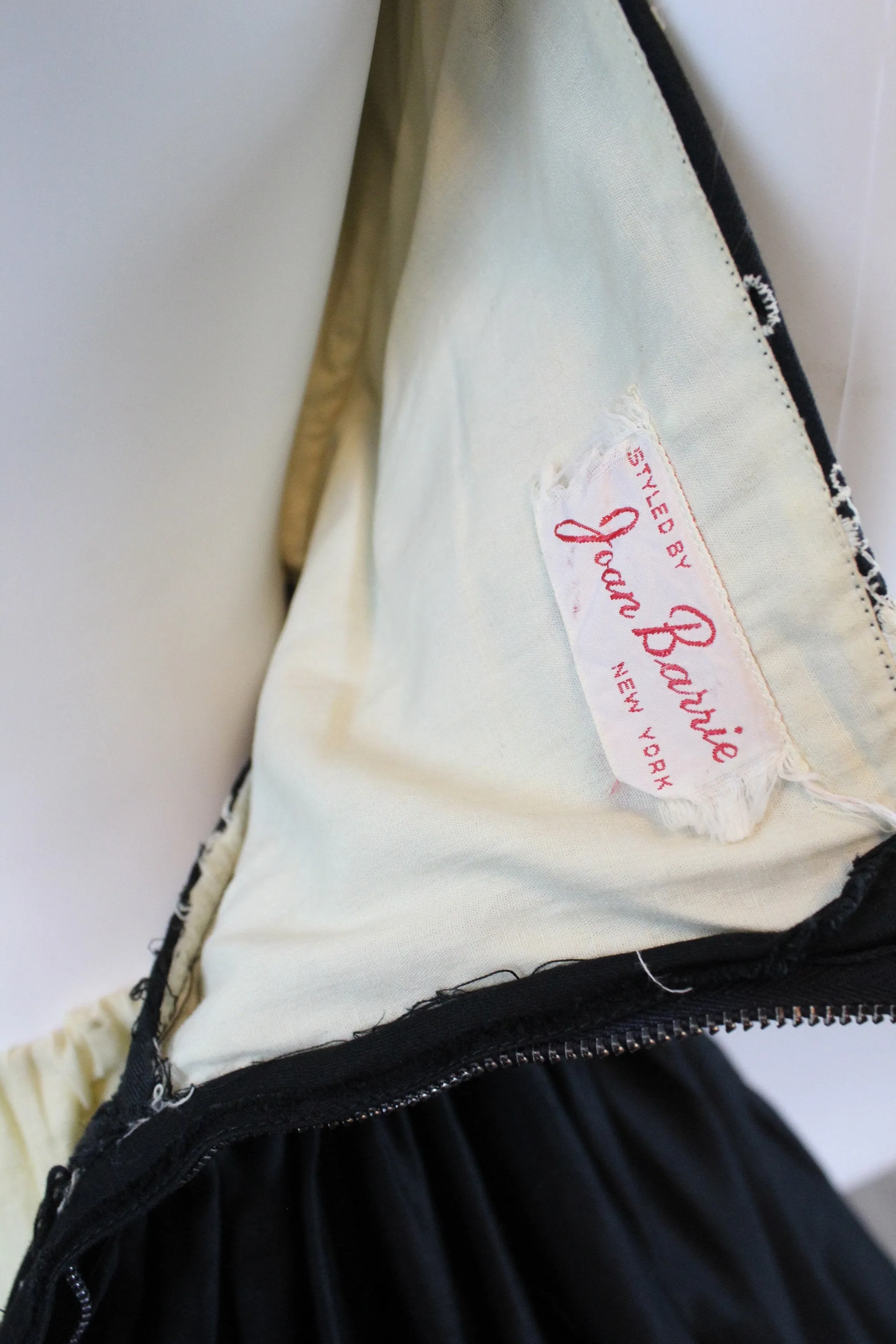 1950s Joan Barrie HALTER cotton dress EYELET xxs | new spring summer