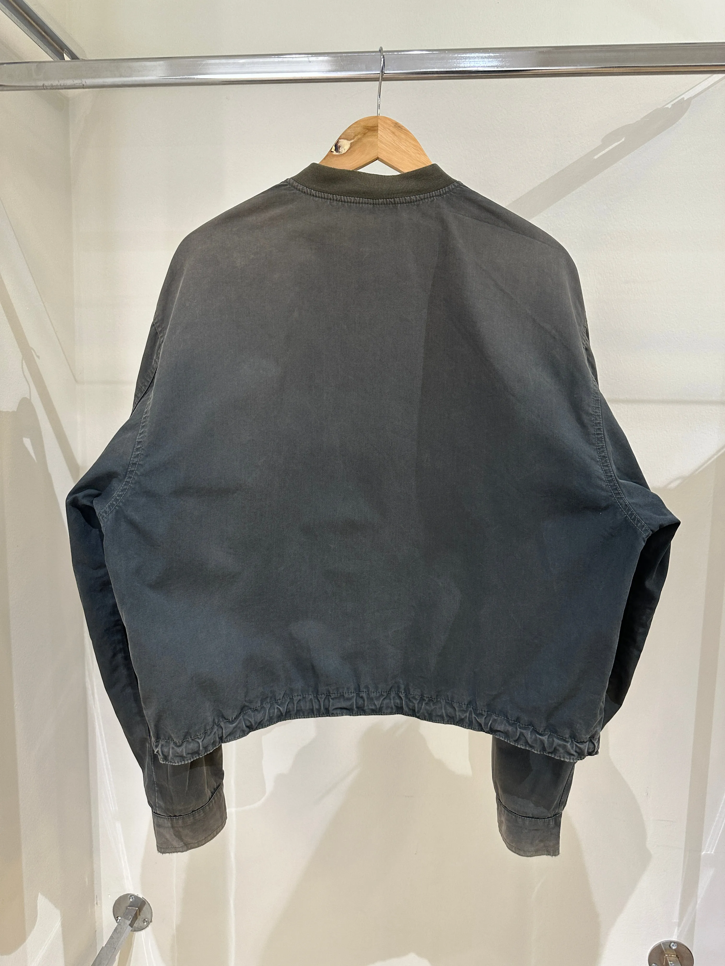 1990s Armani Jeans sun faded bomber jacket