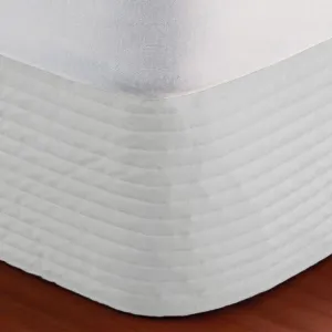 400TC Cotton Horizontal Quilted Tailored Bed skirt