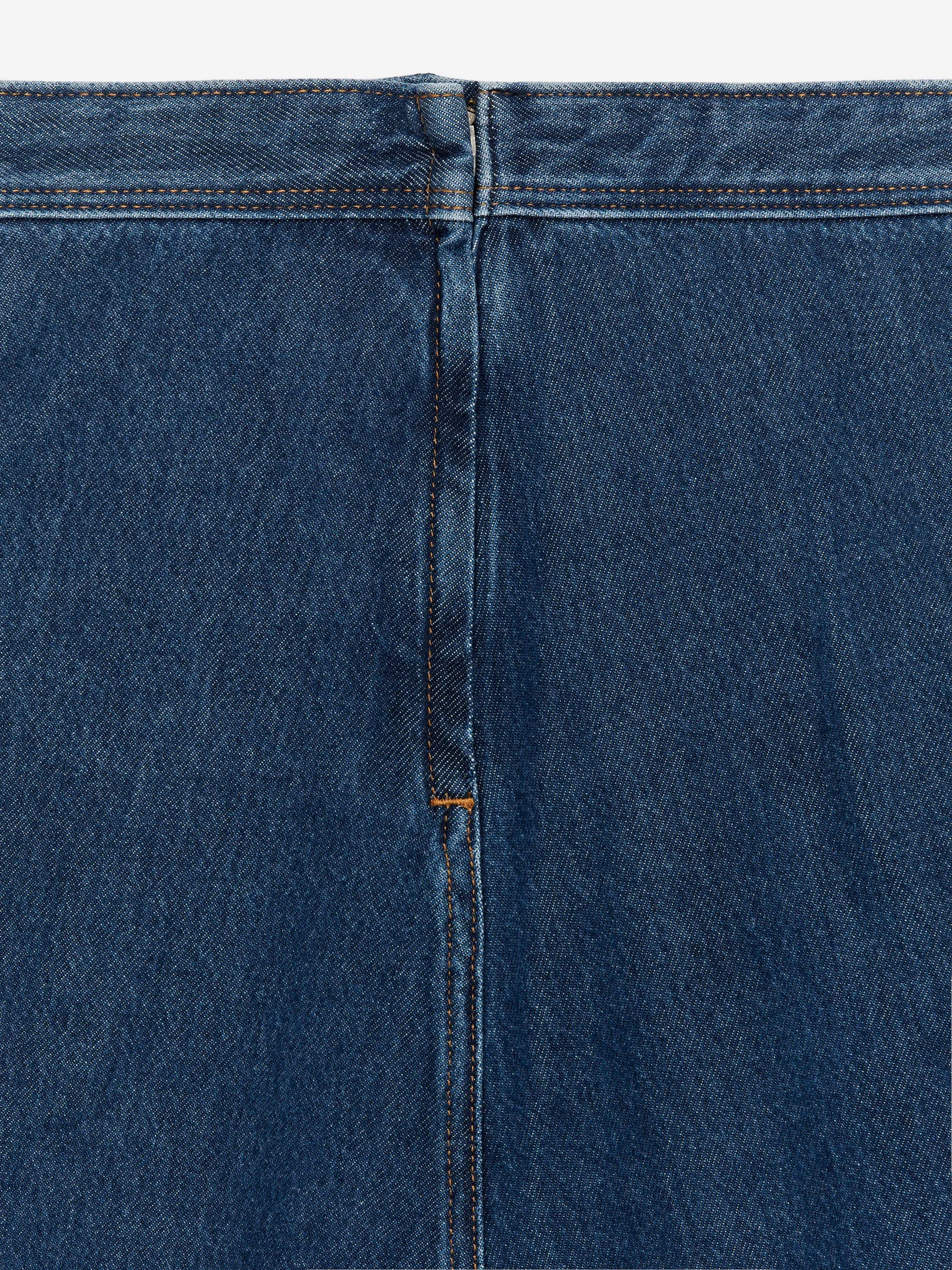 A-Line Denim Skirt