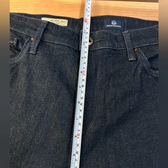 AG Adriano Goldschmied JEANS The Janis High Rise Flare Dark Blue Wash 32