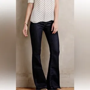 AG Adriano Goldschmied JEANS The Janis High Rise Flare Dark Blue Wash 32