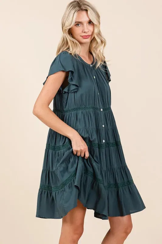 All Tiered Up Midi Dress
