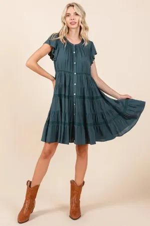 All Tiered Up Midi Dress