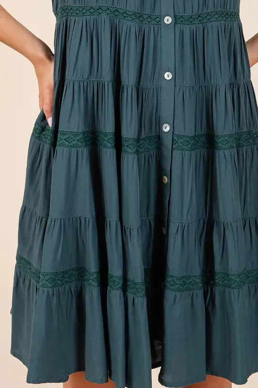 All Tiered Up Midi Dress