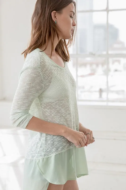 AMBER MINT TOP