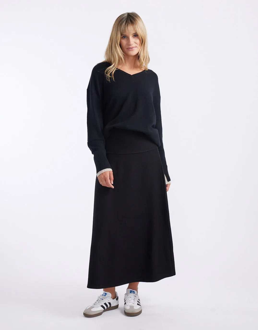 Amy Stretch Skirt - Black
