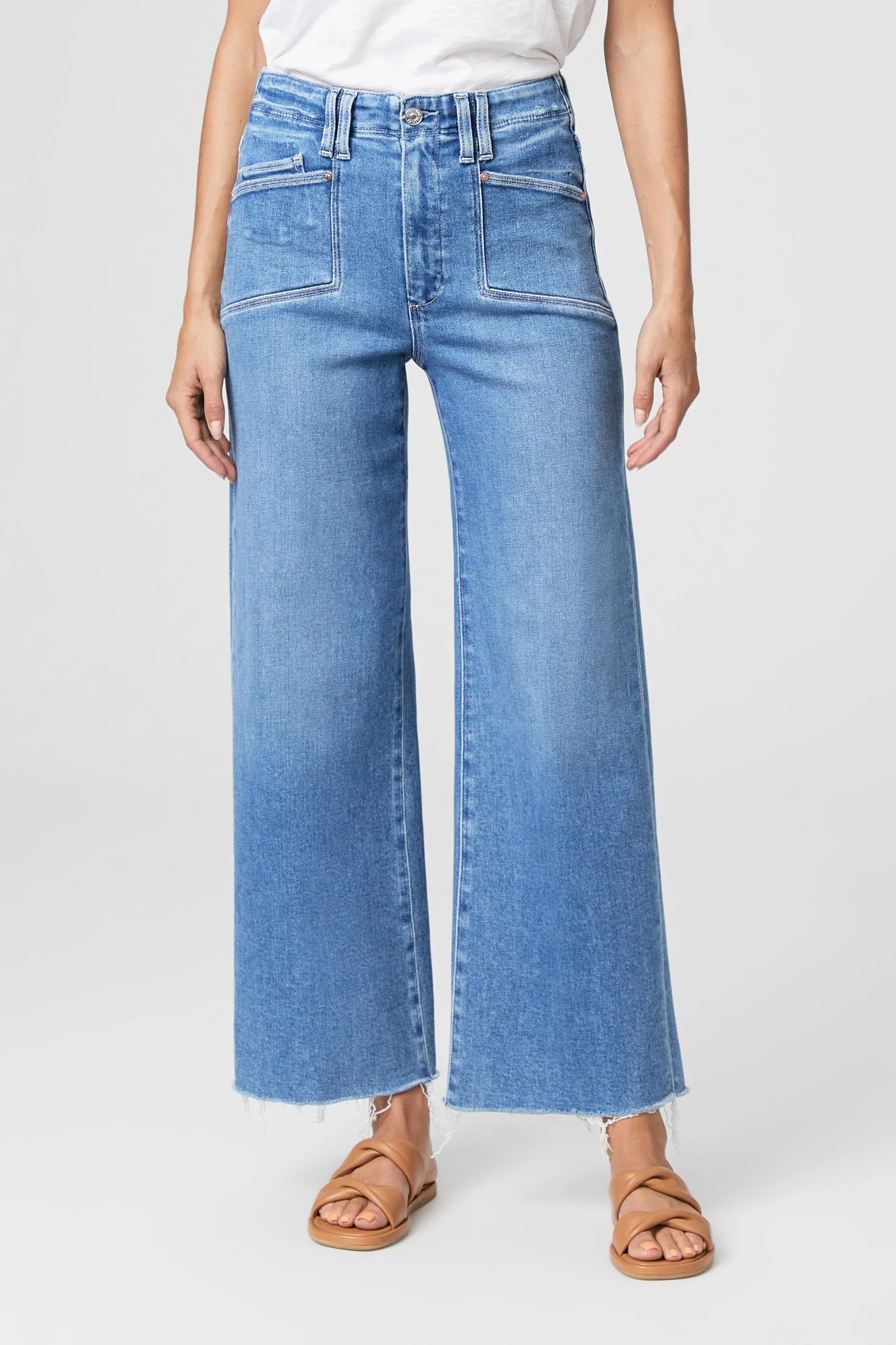 Anessa W/ Set In Pocket Jean- Sunnie Distressed