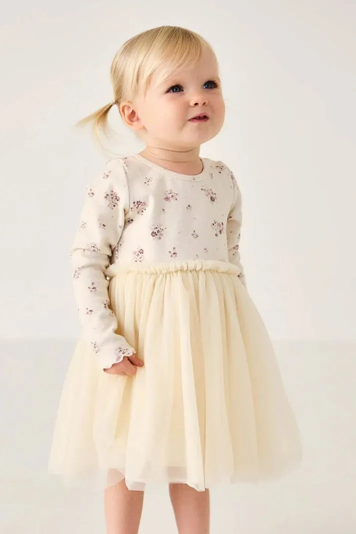 Anna Tulle Dress - Lauren Floral Tofu