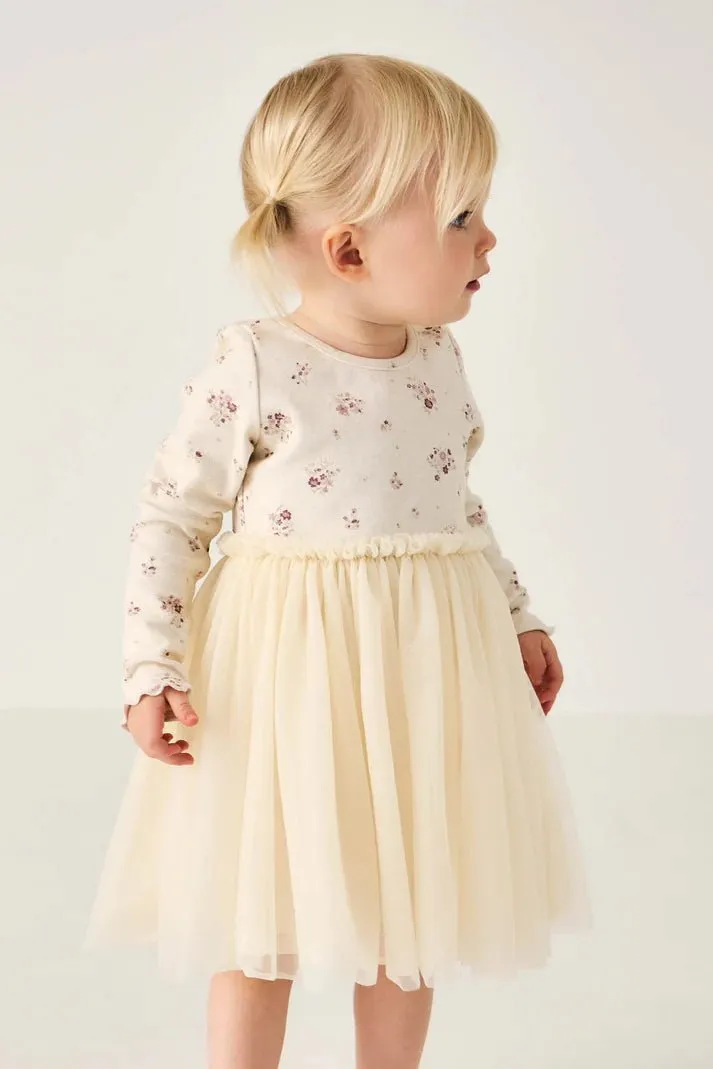 Anna Tulle Dress - Lauren Floral Tofu