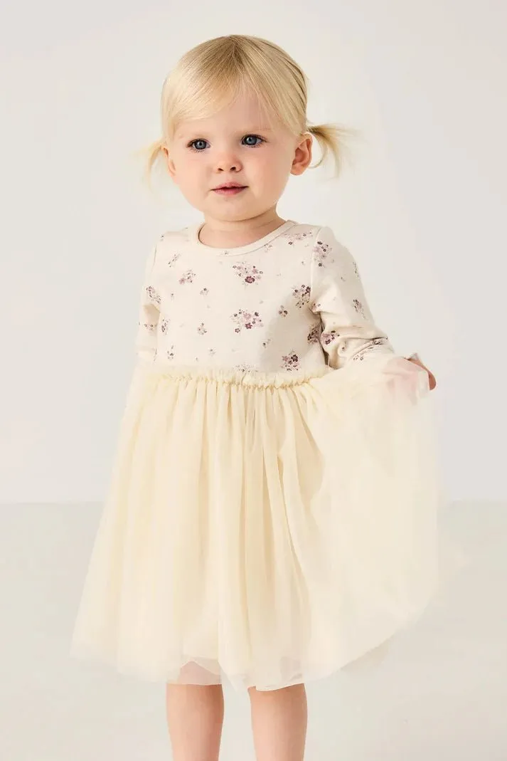 Anna Tulle Dress - Lauren Floral Tofu