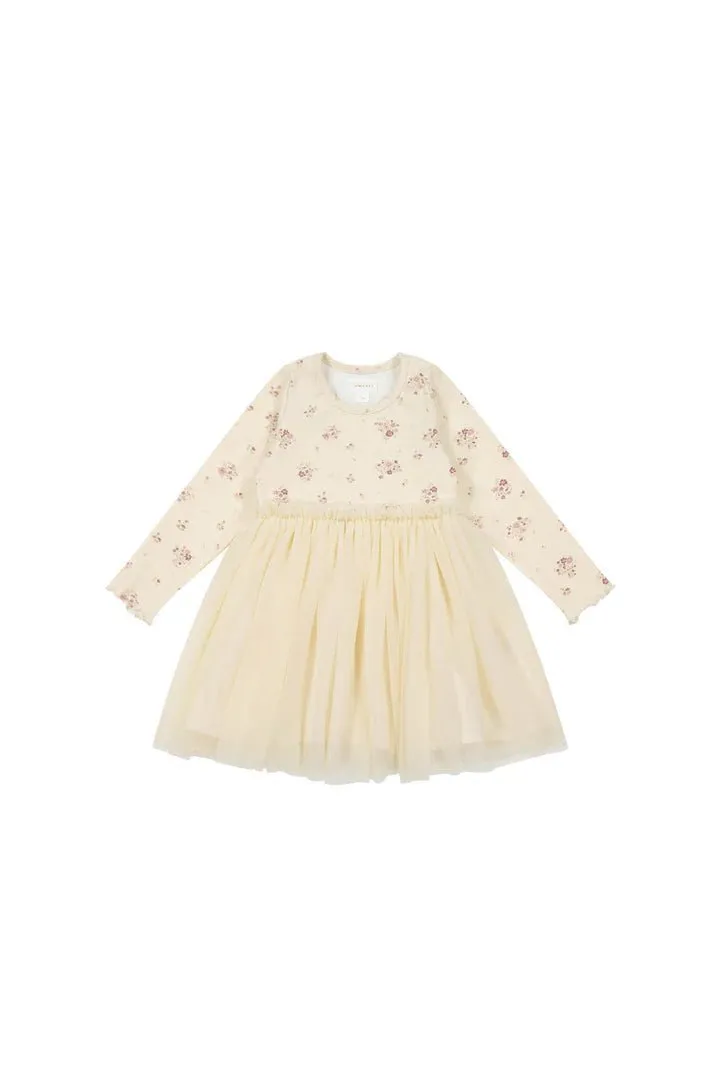 Anna Tulle Dress - Lauren Floral Tofu