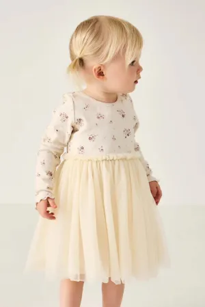 Anna Tulle Dress - Lauren Floral Tofu