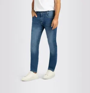 ARNE PIPE LIGHT WEIGHT JEANS - MID BLUE AUTHENTIC