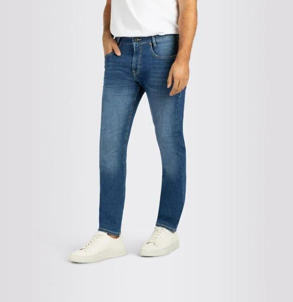 ARNE PIPE LIGHT WEIGHT JEANS - MID BLUE AUTHENTIC