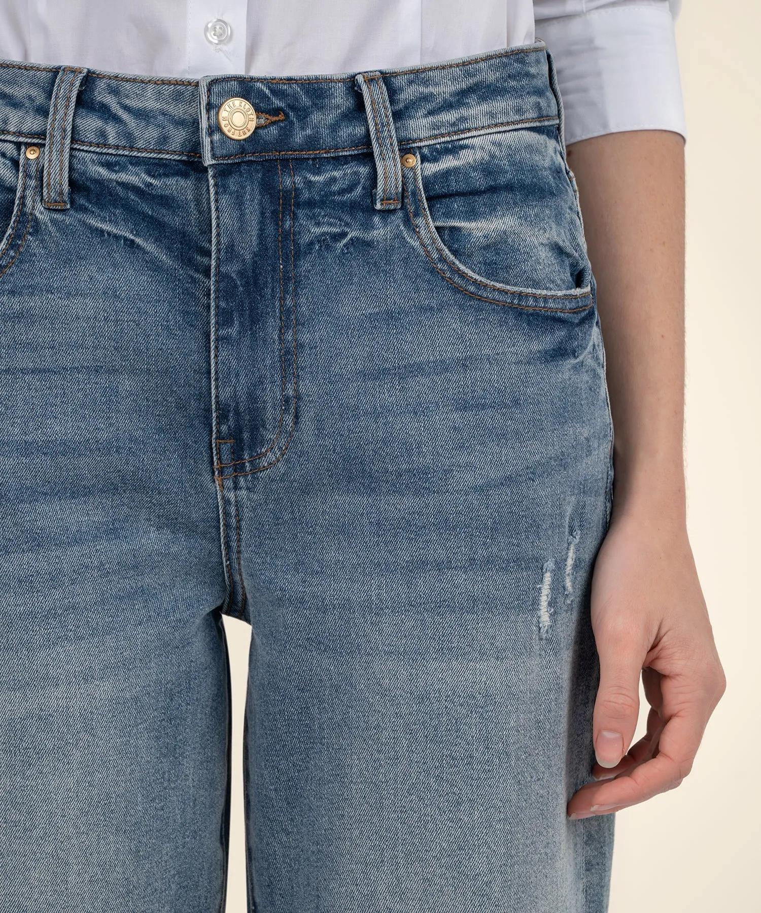 Ashley High Rise Slouchy Barrel Leg