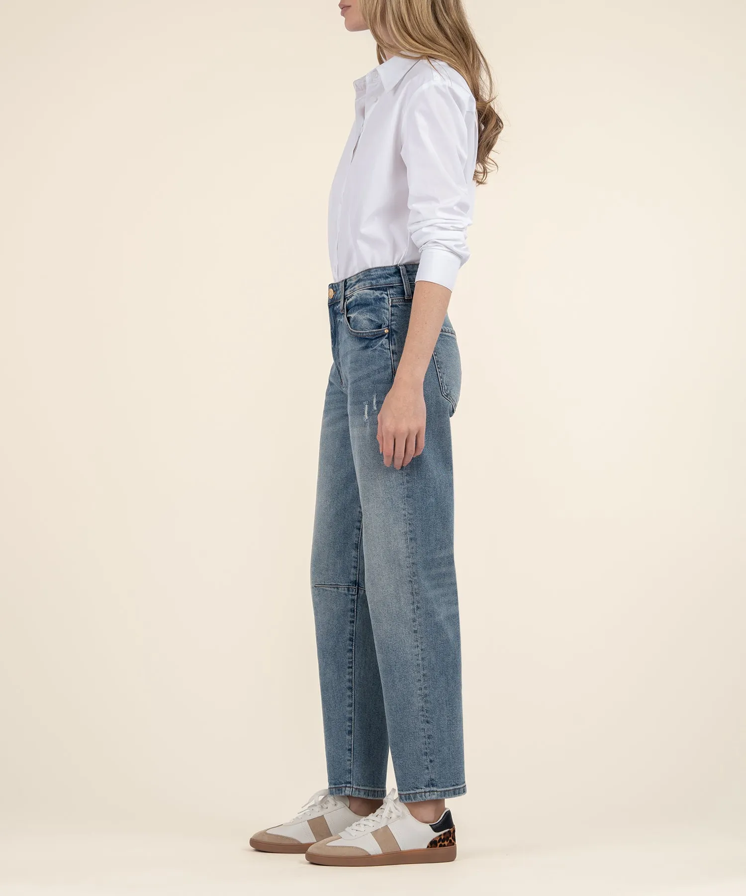 Ashley High Rise Slouchy Barrel Leg