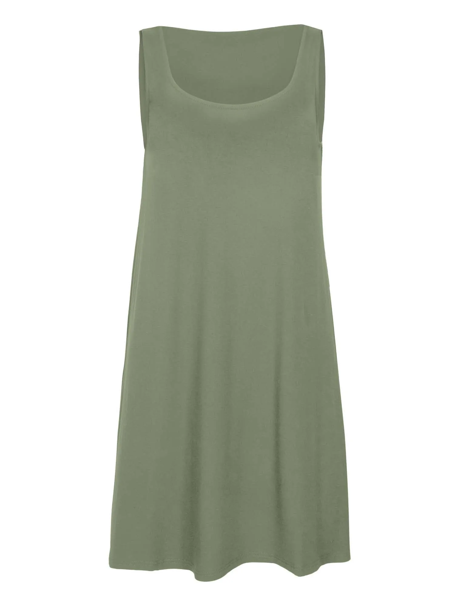 Bamboo Sleeveless Tunic - Eucalyptus