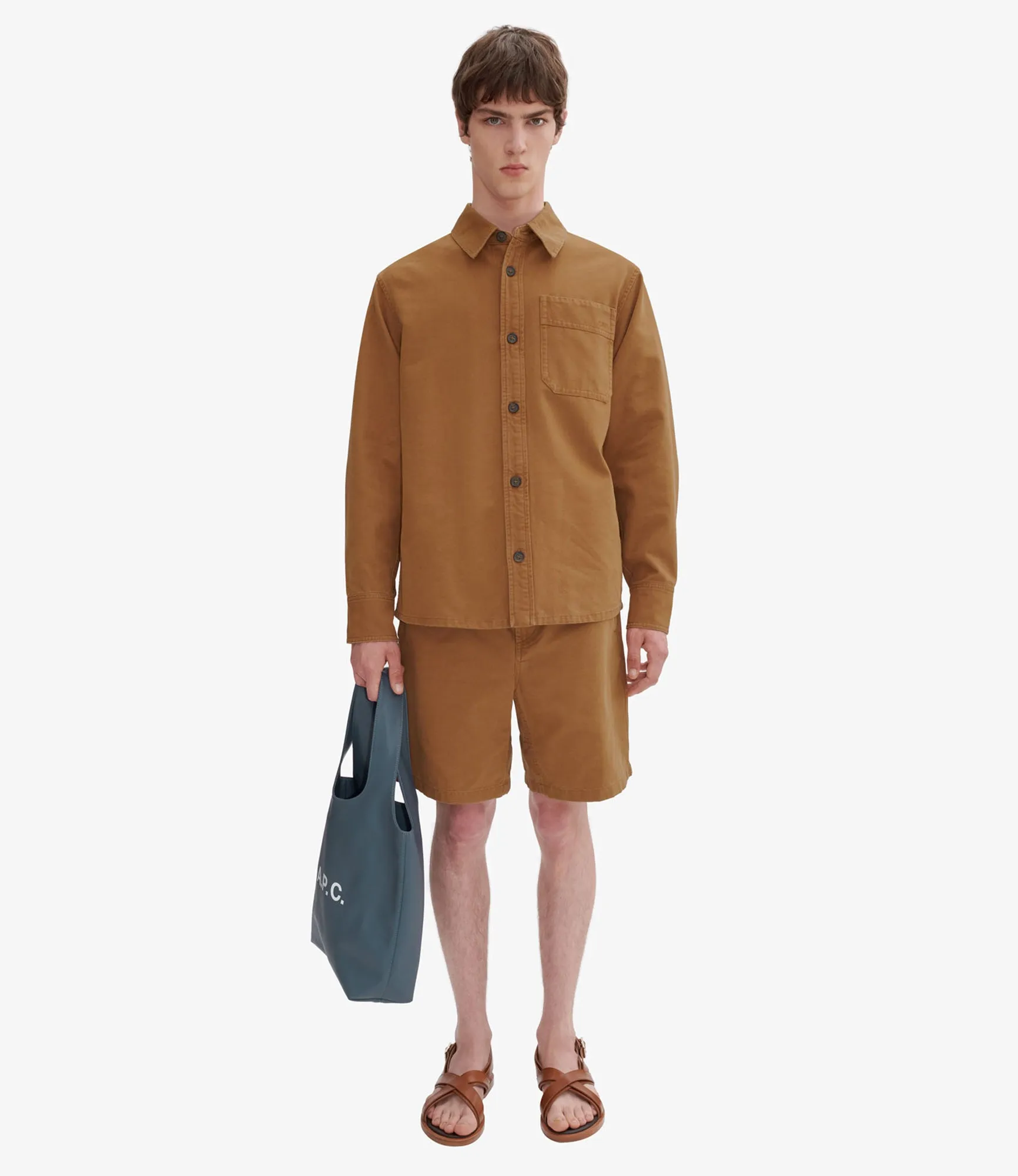 Basile Brodée Poitrine overshirt