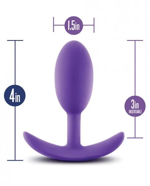 Blush Luxe Wearable Slim Plug Medium - Purple