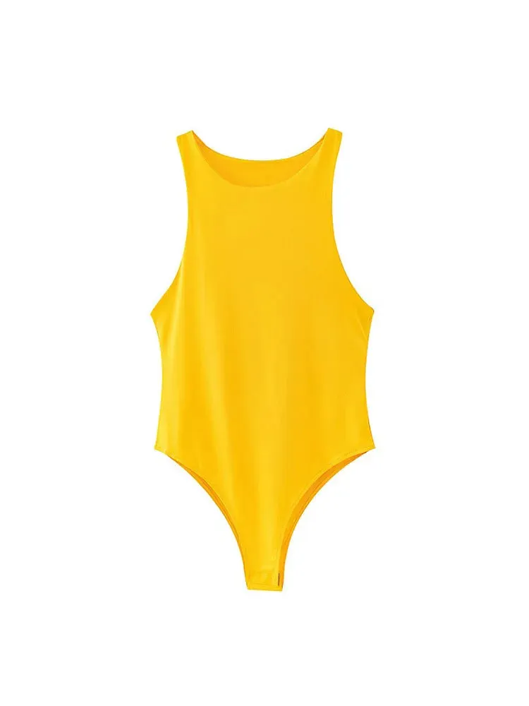 bodycon women bodysuits female slim casual  bodysuit chic lady club short playsuits