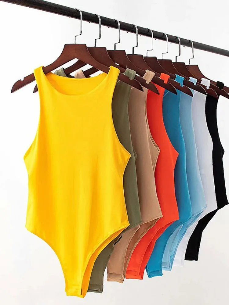 bodycon women bodysuits female slim casual  bodysuit chic lady club short playsuits
