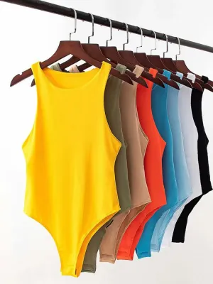 bodycon women bodysuits female slim casual  bodysuit chic lady club short playsuits