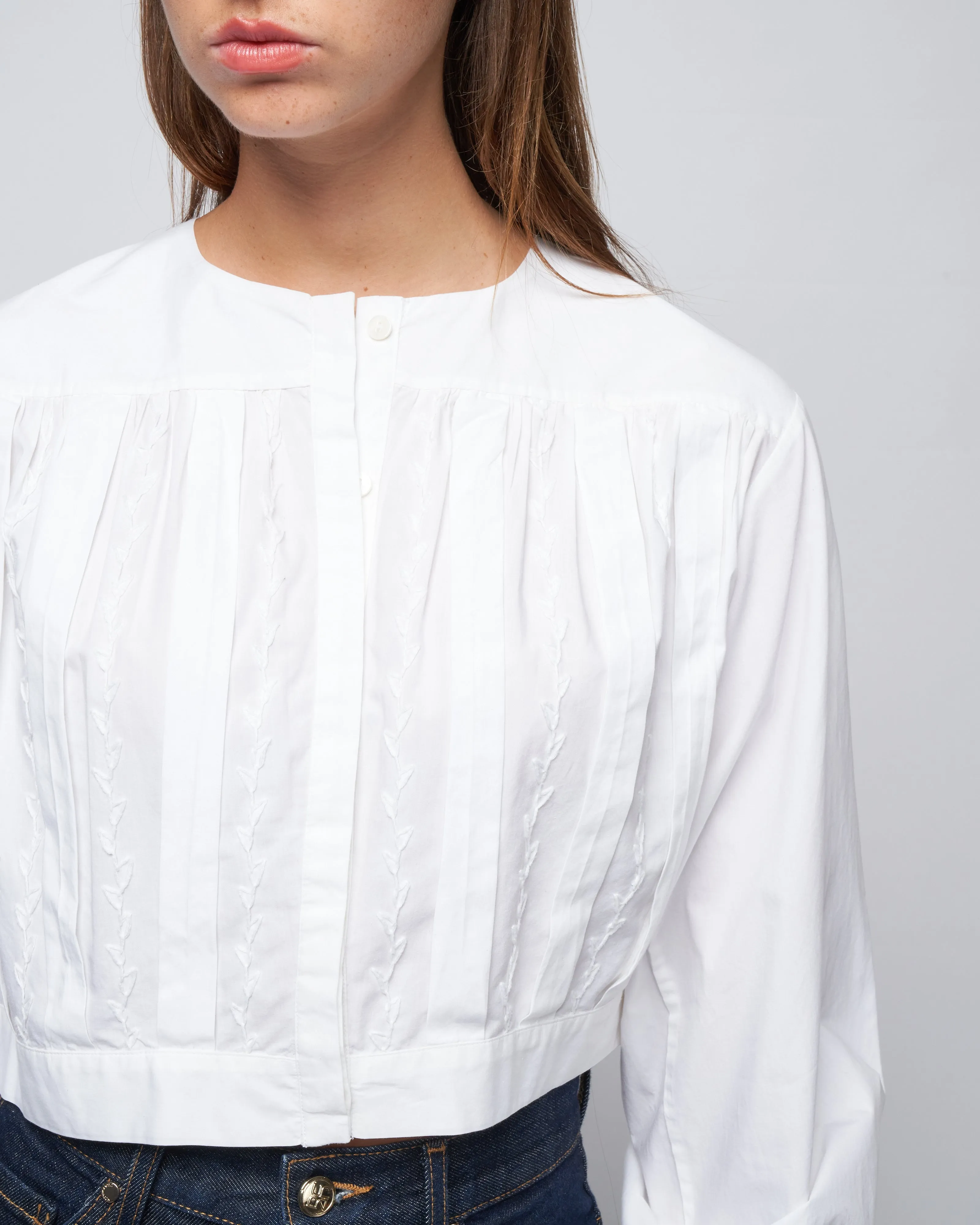 boivin blouse - white/ivory