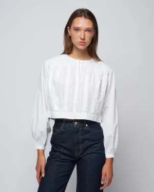 boivin blouse - white/ivory
