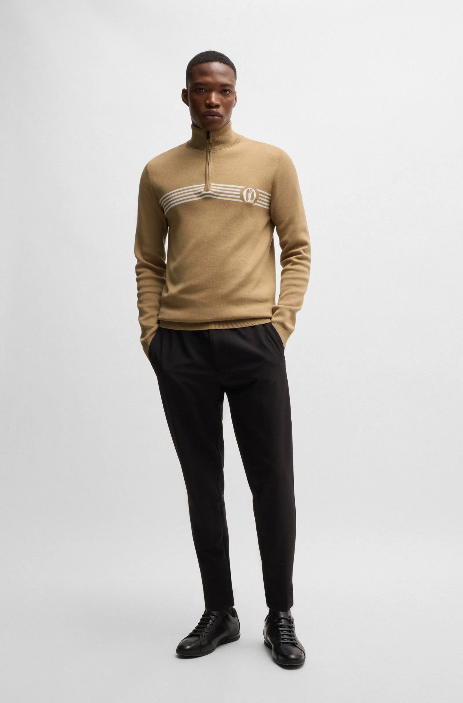 BOSS Sweaters Regular Fit in Cotton - OPEN_QZ_24 10267020 01-50530754
