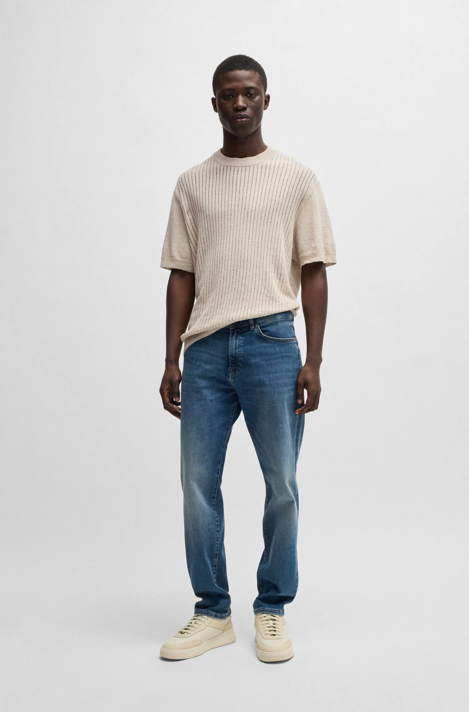 BOSS Sweaters Relaxed Fit in Cotton Mix - AJORDINO 10270980 01-50539573