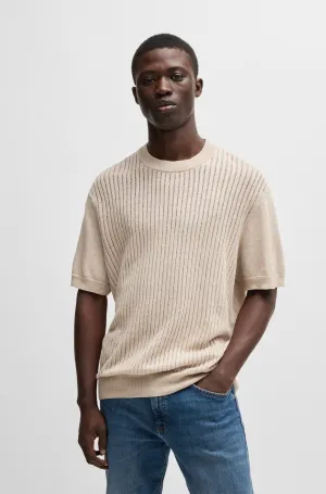 BOSS Sweaters Relaxed Fit in Cotton Mix - AJORDINO 10270980 01-50539573