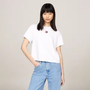 Boxy Badge T-Shirt - White