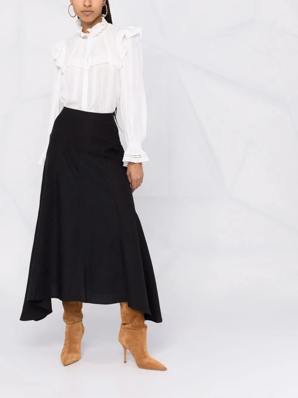 Brazen midi skirt