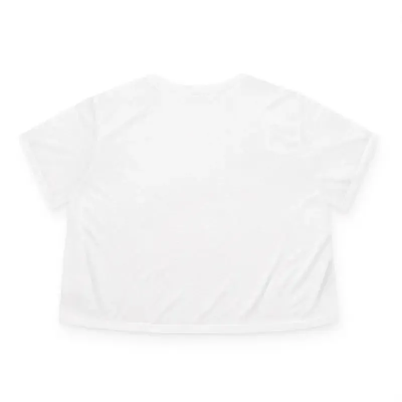 Bright Summer Flowy Cropped Tee for Garden Lovers