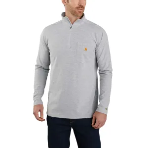 Carhartt Force® Relaxed Fit Midweight Long-Sleeve Quarter-Zip Mock-Neck T-Shirt