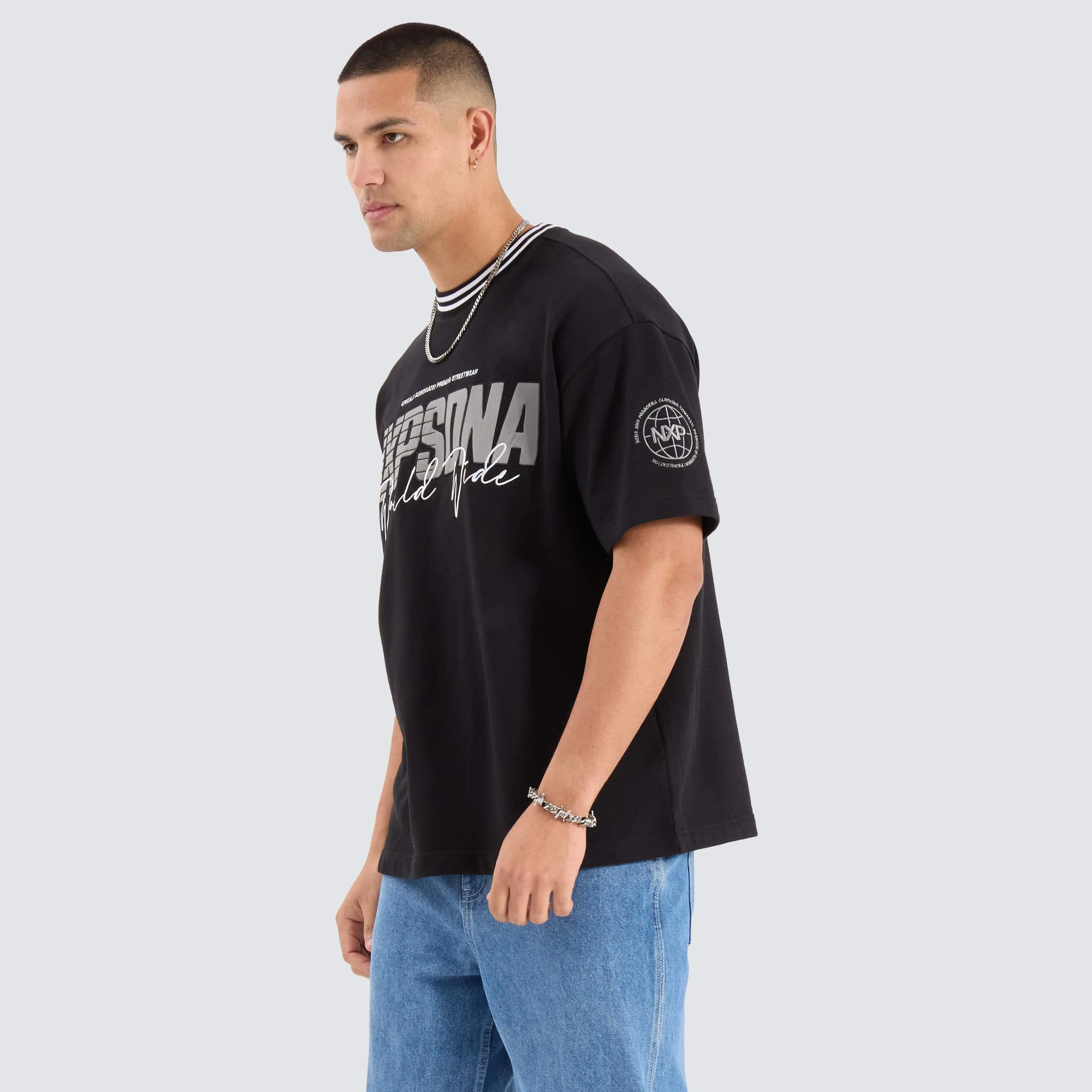 Champion Loopback Raptor Tee Jet Black