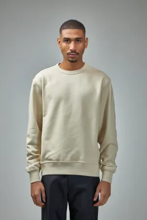 Check Label Cotton Sweatshirt