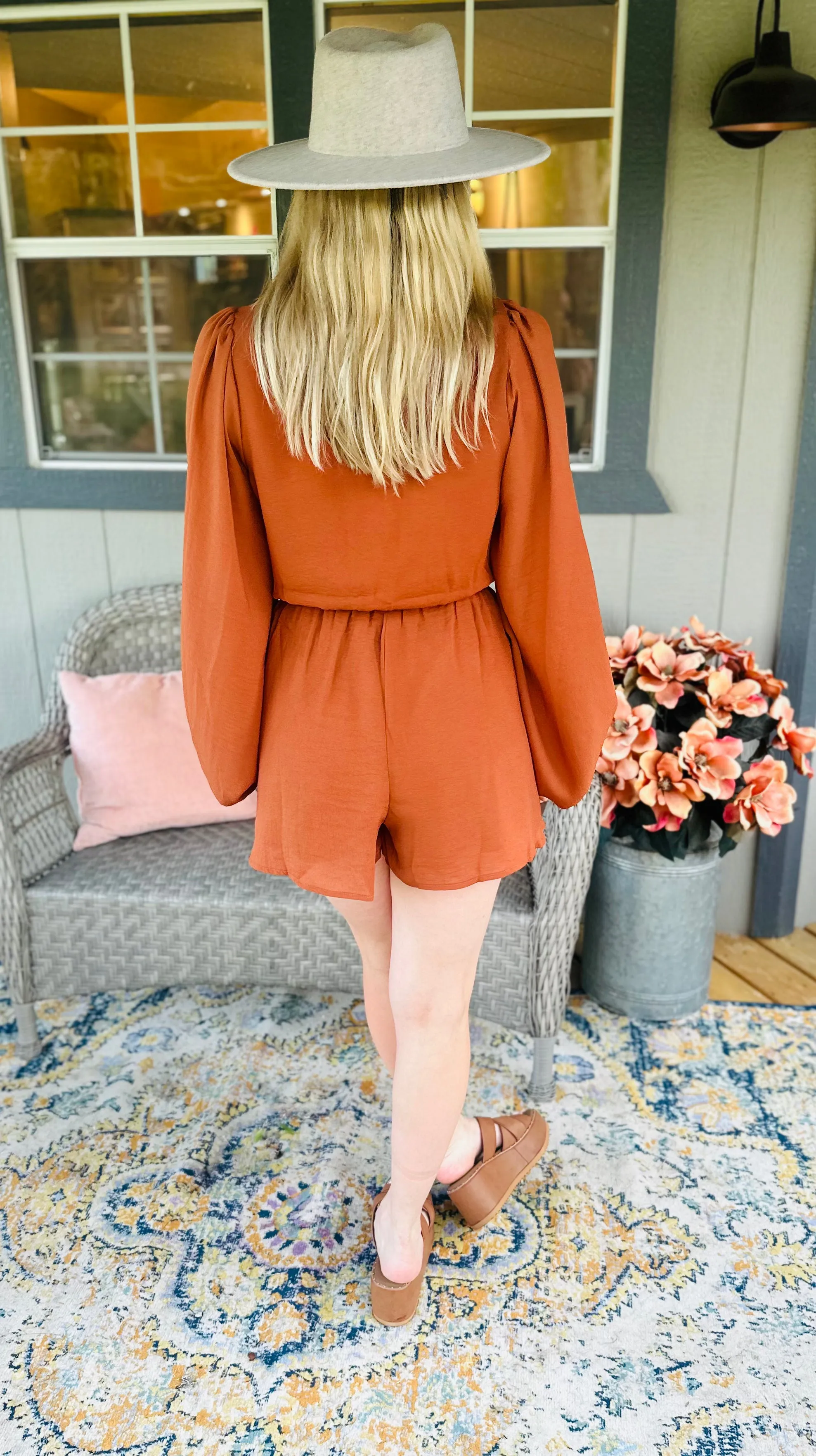Cinnamon Spice Romper
