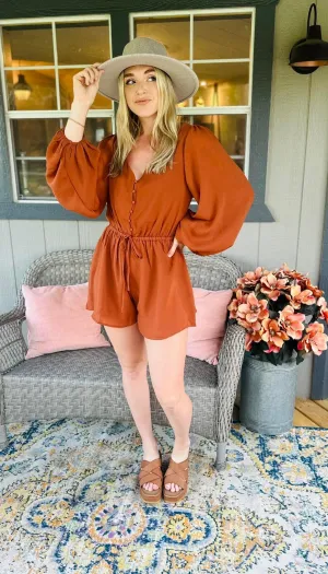 Cinnamon Spice Romper