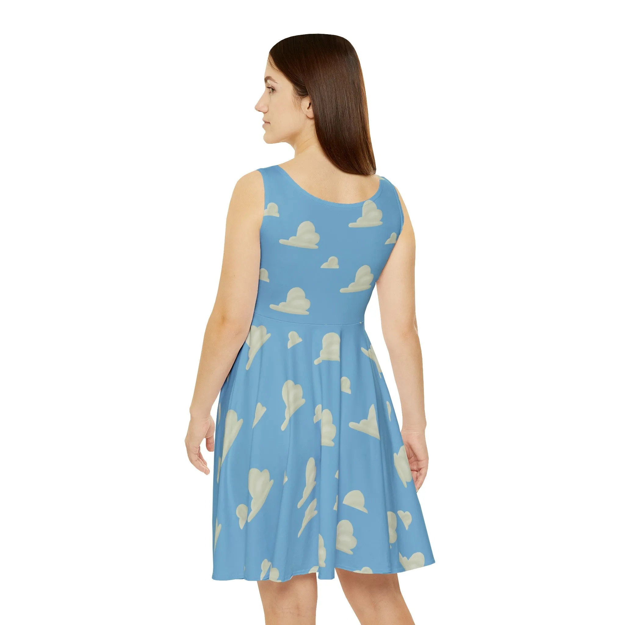Clouds Skater Dress