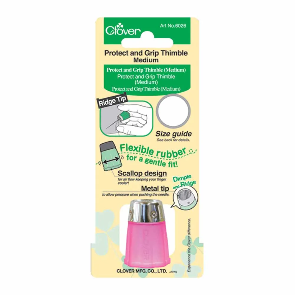 CLOVER 6026 - Protect & Grip Thimble - Medium