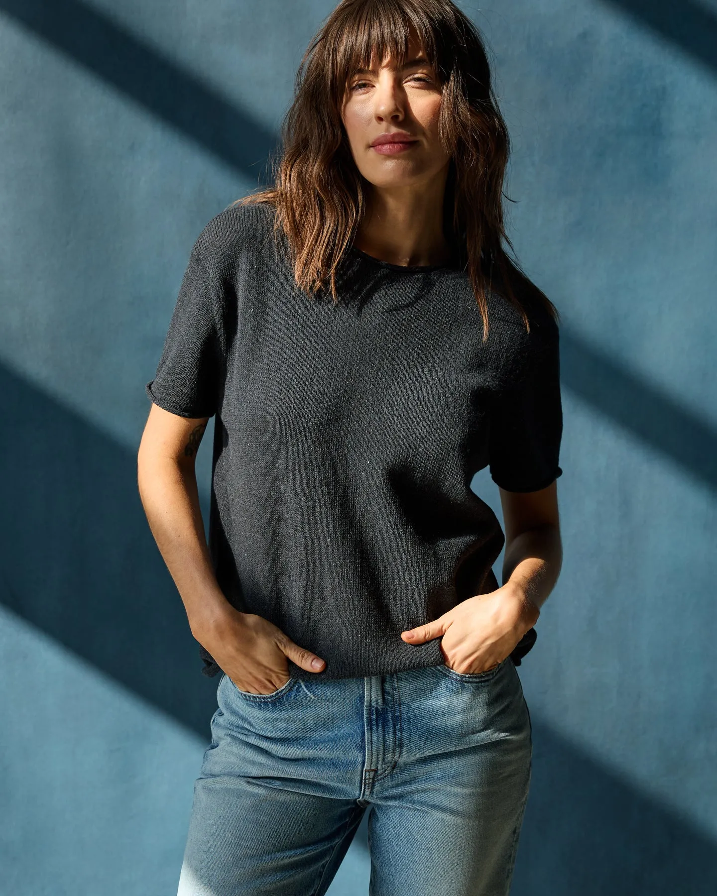 Crescent Knit Top