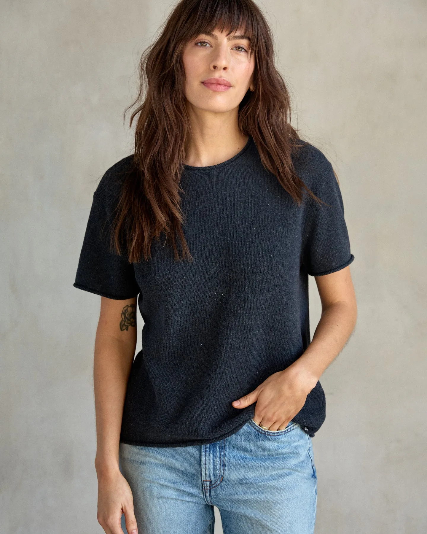 Crescent Knit Top