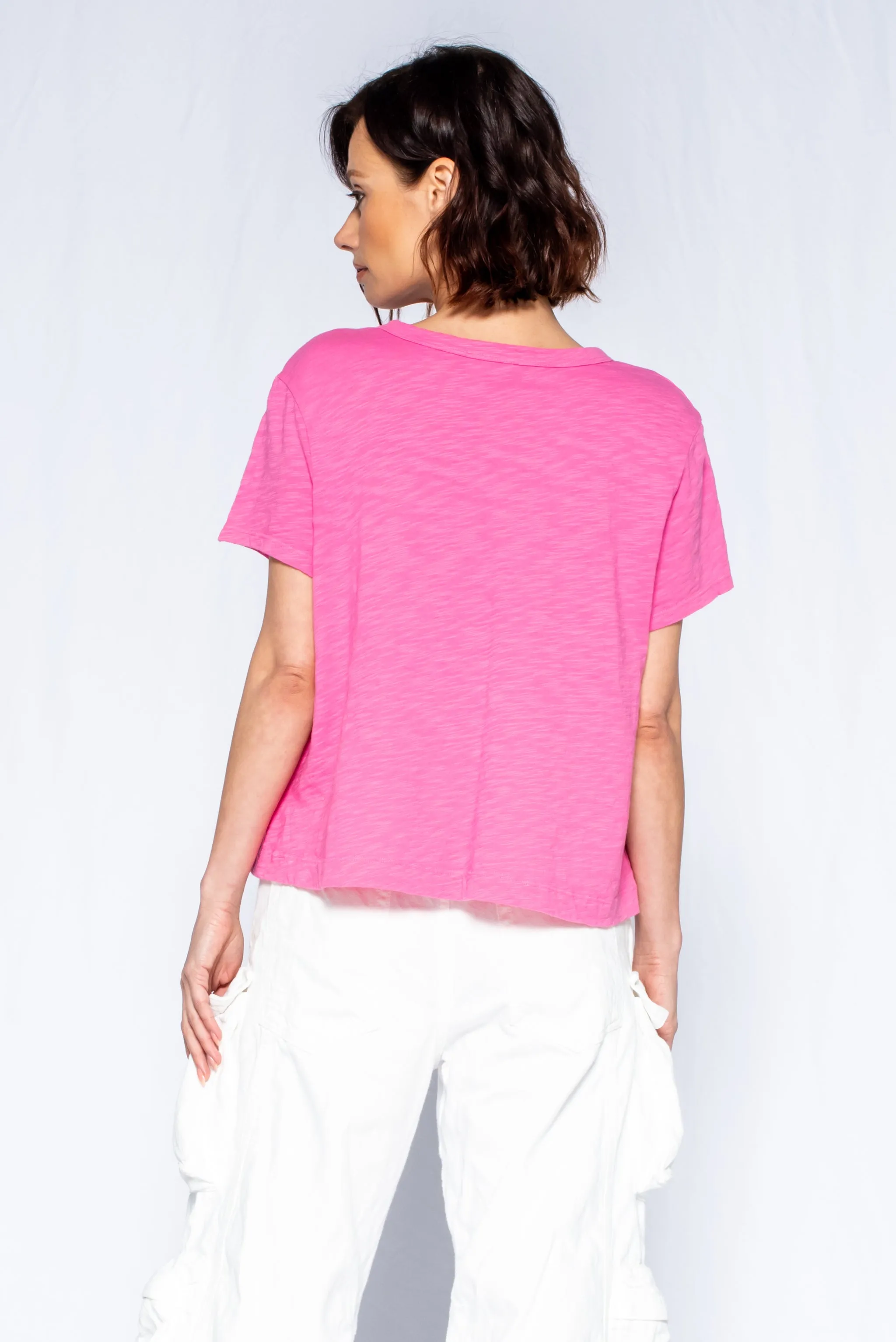 Crop Boxy Short Sleeve Crew New Fit Top
