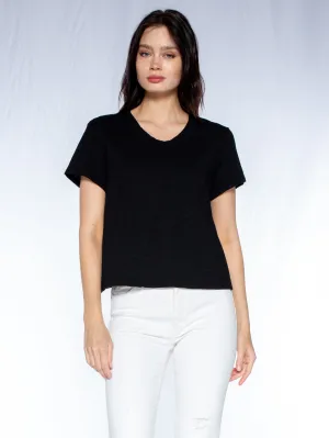 Crop Boxy Short Sleeve Crew New Fit Top