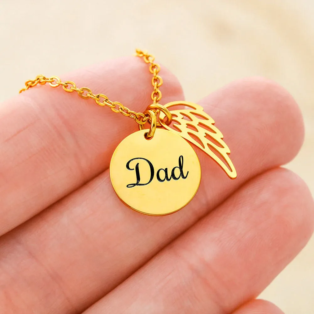 Dad Daughter Love & Protection Necklace