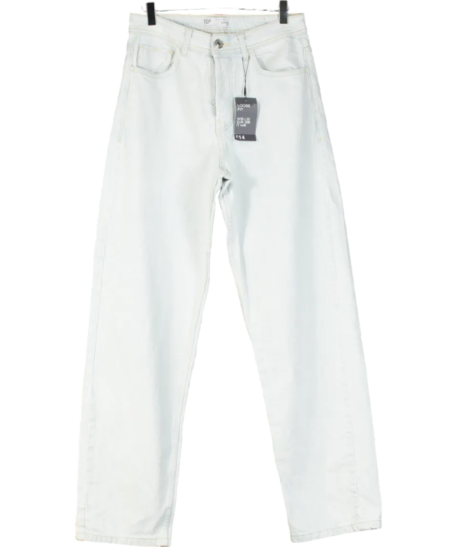 denim co Blue Loose Fit Jeans W30