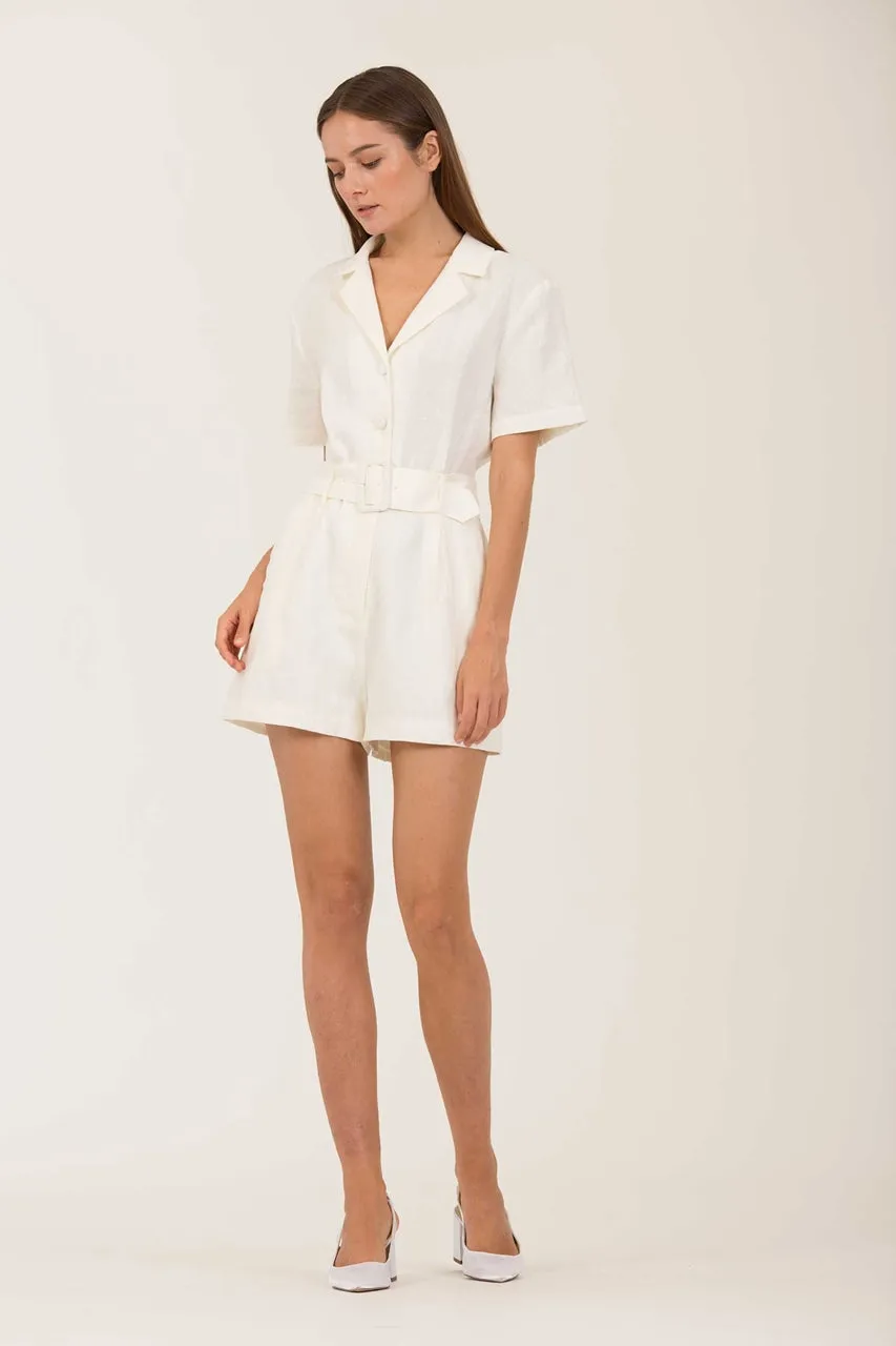 Dolierij Romper (White)