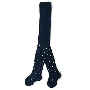 Dotty Dungarees Dotty Tights Navy - Retired